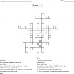 Beowulf Crossword   Wordmint   Printable Beowulf Crossword Puzzle