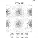 Beowulf Word Search   Wordmint   Printable Beowulf Crossword Puzzle