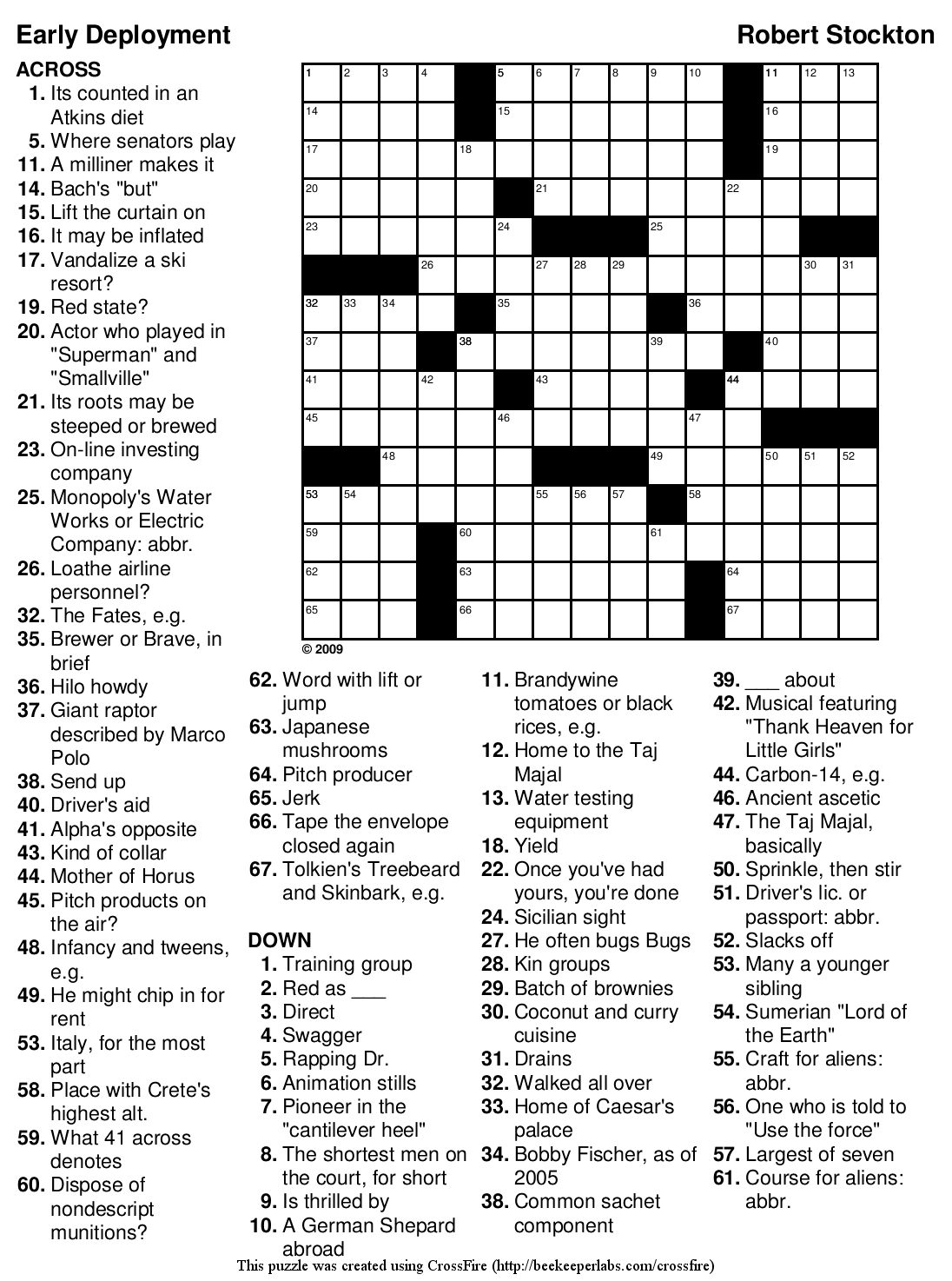 Birthday Crossword Puzzles Free Printable – Happy Holidays! - Printable Birthday Crossword Puzzles