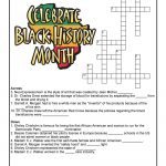 Black History Month Crossword Puzzle Worksheet | Woo! Jr. Kids   Black History Crossword Puzzle Printable