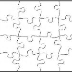Blank Jigsaw Puzzle Pieces Template | Templates | Puzzle Piece   Printable Puzzles Template