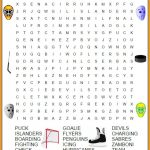 Buffalo Wings & Rings Ballpark Inspired Menu + Free Printable | The   Printable Hockey Crossword Puzzles