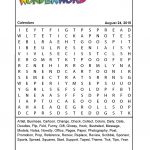 Calendars   Printable Wonderword Puzzles