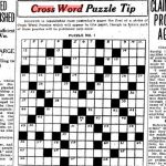 Can You Solve The Star's First Ever Crossword Puzzle From 1924   Printable Crossword Puzzles Toronto Star