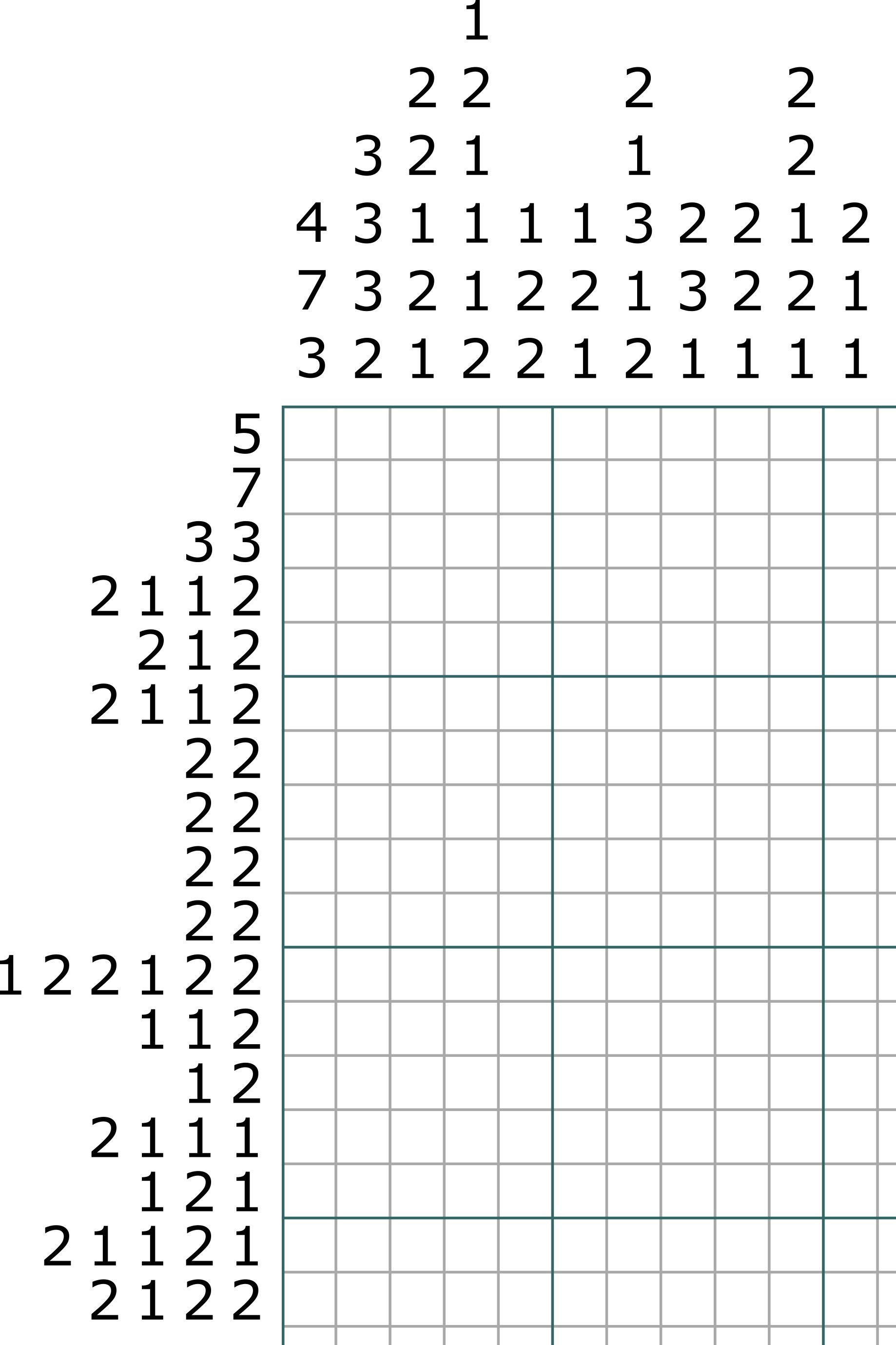 Can You Solve This #nonogram #logic #puzzle #brainteaser ? What Is - Printable Hanjie Puzzle