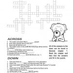 Ccbc Kids Corner: Scripture Search Crossword #2   February Crossword Puzzle Printable
