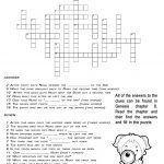 Ccbc Kids Corner: Scripture Search Crossword #3 Genesis 8   Printable Crossword #3