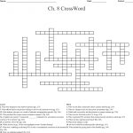 Ch. 8 Crossword – Wordmint Within Chapter 8 Crossword Puzzle Us   History Crossword Puzzles Printable