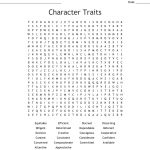 Character Traits Word Search   Wordmint   Printable Character Traits Crossword Puzzle