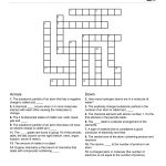 Chemistry Themed Crossword Puzzle | Free Printable Children's   Free   Computer Crossword Puzzles Printable