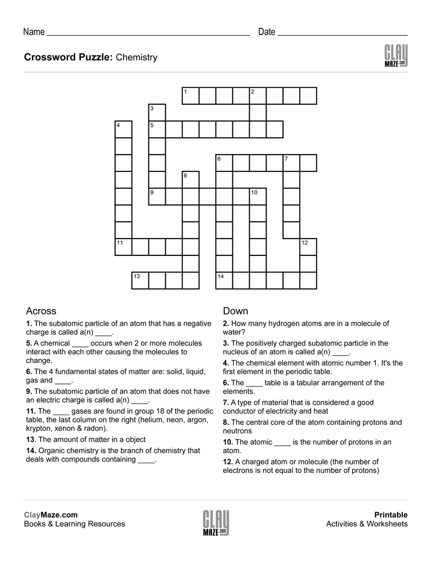 Printable Crossword Puzzles Kids Crossword Printable Crossword Easy 