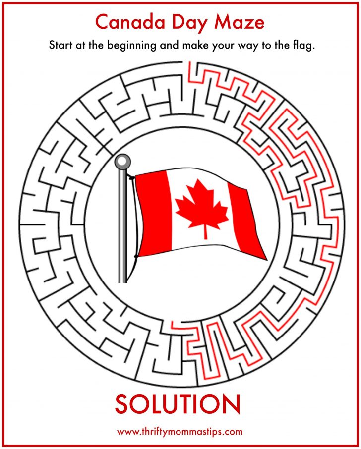 Printable Puzzle Of Canada