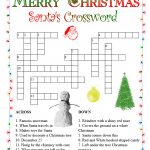 Christmas Crossword Puzzles   Best Coloring Pages For Kids   Printable Crossword Christmas