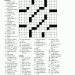 Christmas Crossword Puzzles Online For Adults Puzzle Free Printable   Printable Crosswords For Young Adults