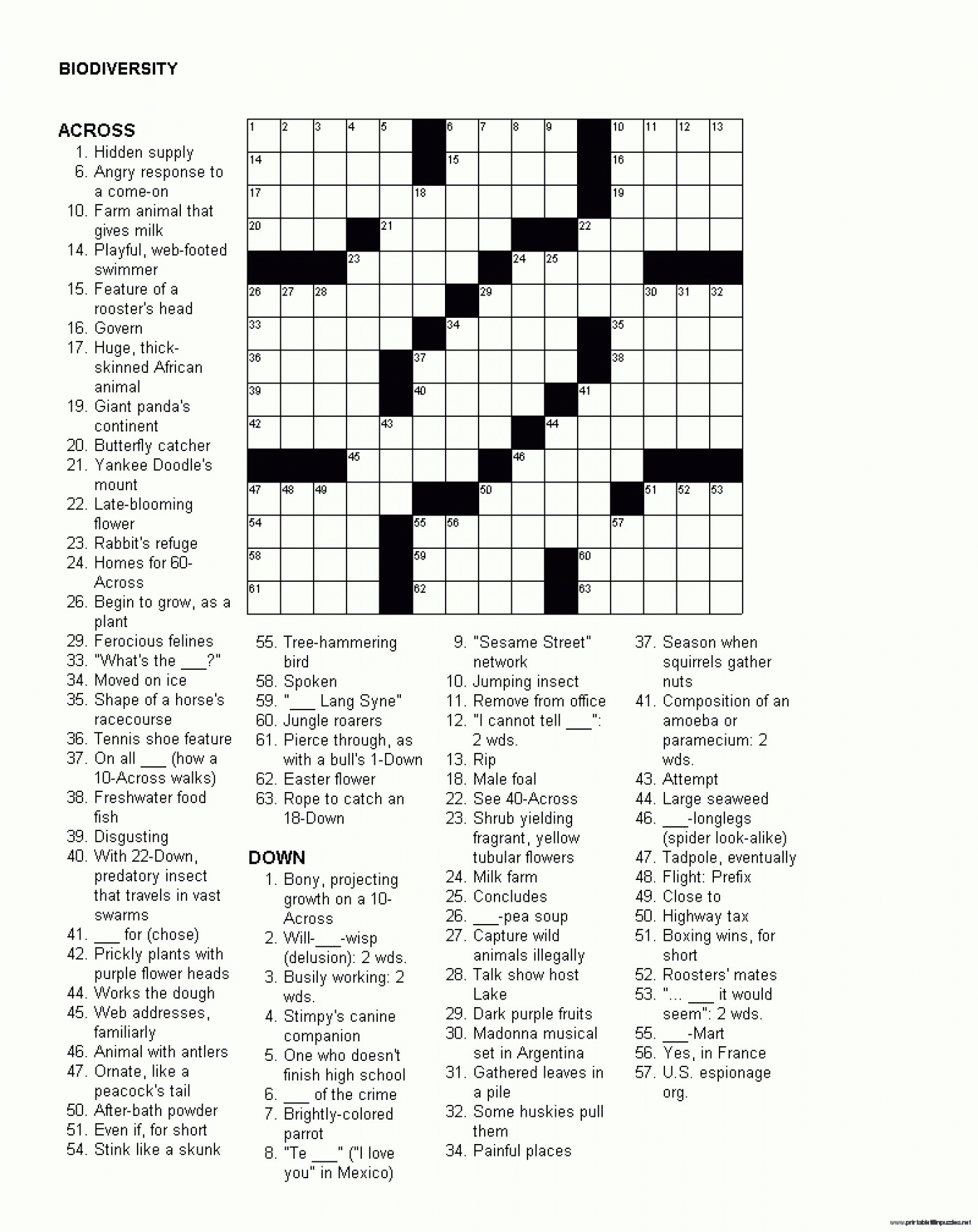 Christmas Crossword Puzzles Online For Adults Puzzle Free Printable - Printable Newspaper Puzzles