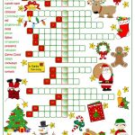 Christmas Fun   Crossword Worksheet   Free Esl Printable Worksheets   Free Printable Xmas Crossword