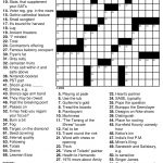 Christmas Themed Crossword Puzzles Printable – Festival Collections   Printable Blockbuster Crossword Puzzles