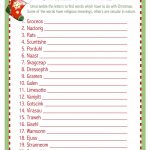 Christmas Word Scramble (Free Printable)   Flanders Family Homelife   Printable Unscramble Puzzles