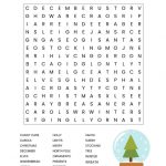 Christmas Word Search Free Printable For Kids Or Adults   Printable Christmas Crossword Puzzles Pdf