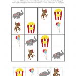 Circus Sudoku {Free Printables}   Gift Of Curiosity   Printable Puzzle Games For Preschoolers