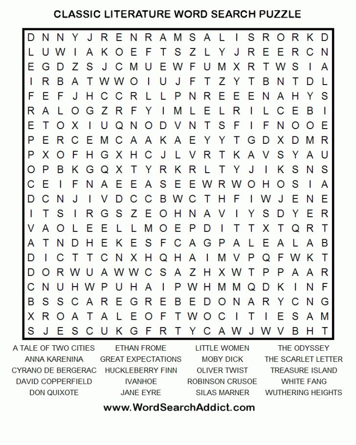 Printable Puzzles For Older Adults