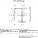 Climate Change Crossword   Wordmint   Global Warming Crossword Puzzle Printable