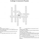 College Crossword Puzzle Crossword   Wordmint   Printable Crossword Puzzles For College Students
