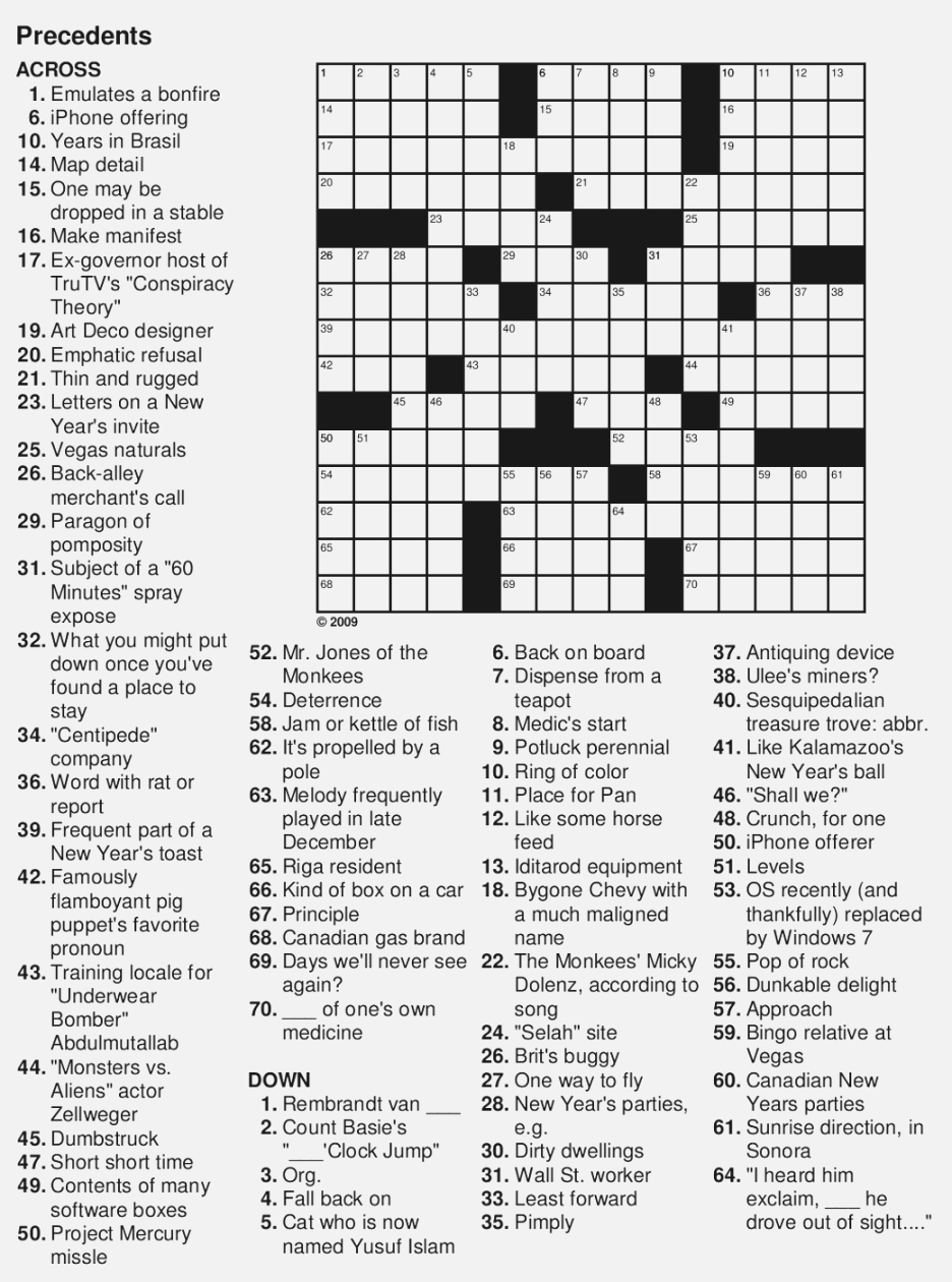 daily printable universal crossword printable crossword