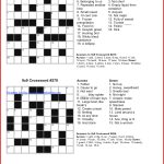 Coloring ~ Coloring Easy Printable Crossword Puzzles Large Print   Free Printable Universal Crossword Puzzle