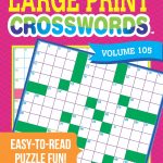 Coloring ~ Large Print Crosswords Coloring Dailythomas Joseph   Print Crossword Puzzle Book