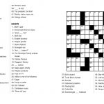 Coloring ~ Marvelous Large Print Crosswords Photo Ideas Free   Joseph Crossword Puzzles Printable