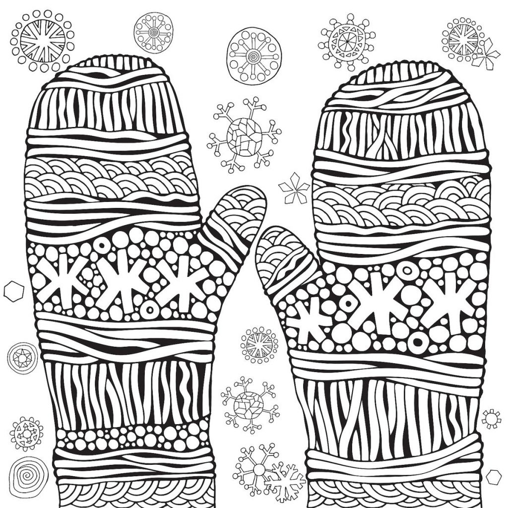 Coloring Page ~ Excelent Winter Colorings For Kids Puzzle Printable - Printable Puzzle Coloring Pages