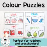 Colour Puzzles For Toddlers And Preschoolers | Toddler And   Printable Puzzle For 3 Year Old