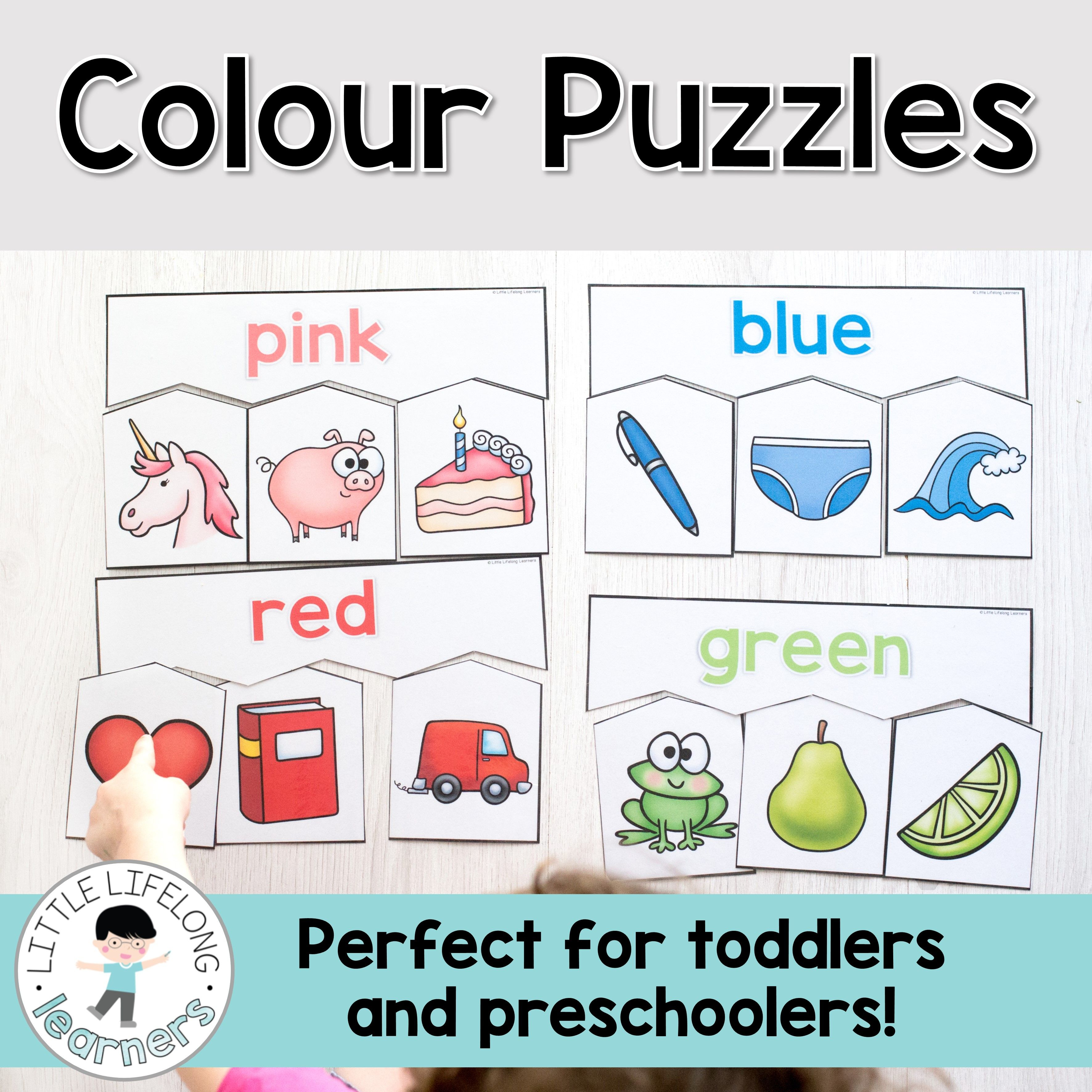 Colour Puzzles For Toddlers And Preschoolers | Toddler And - Printable Puzzles For 2 Year Olds
