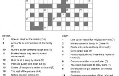 Crossword Clue Without Interruption 3 And 4 Letters – Printable Telegraph Crossword