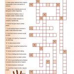 Crossword On Bullying | Crossword On Bullying | Bullying Worksheets   Respect Crossword Puzzle Printable