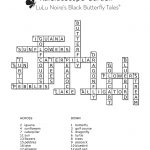 Crossword Puzzle – Kaleidoscope Garden Page 2 – Lulu Noire, Behind   Printable Golf Crossword Puzzles