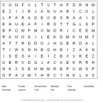 Crossword Puzzle New Year Worksheet – Festival Collections   Printable New Year's Crossword Puzzle