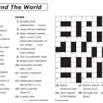 Crossword Puzzle Printable Large Print Crosswords ~ Themarketonholly   Free Printable Word Searches And Crossword Puzzles
