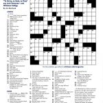 Crossword Puzzle | Whitman College   College Crossword Puzzle Printable