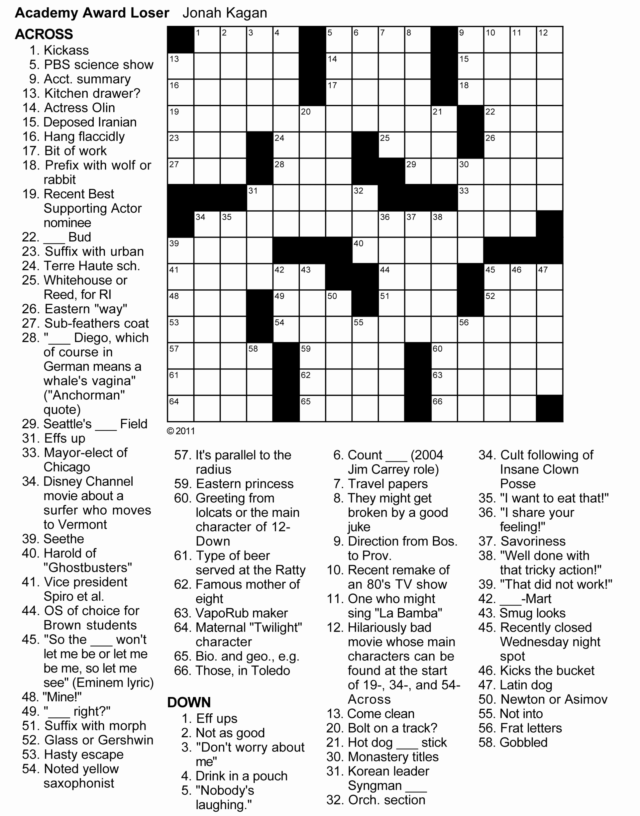 Crossword Puzzles For Adults - Best Coloring Pages For Kids - Printable Crossword Puzzles.com
