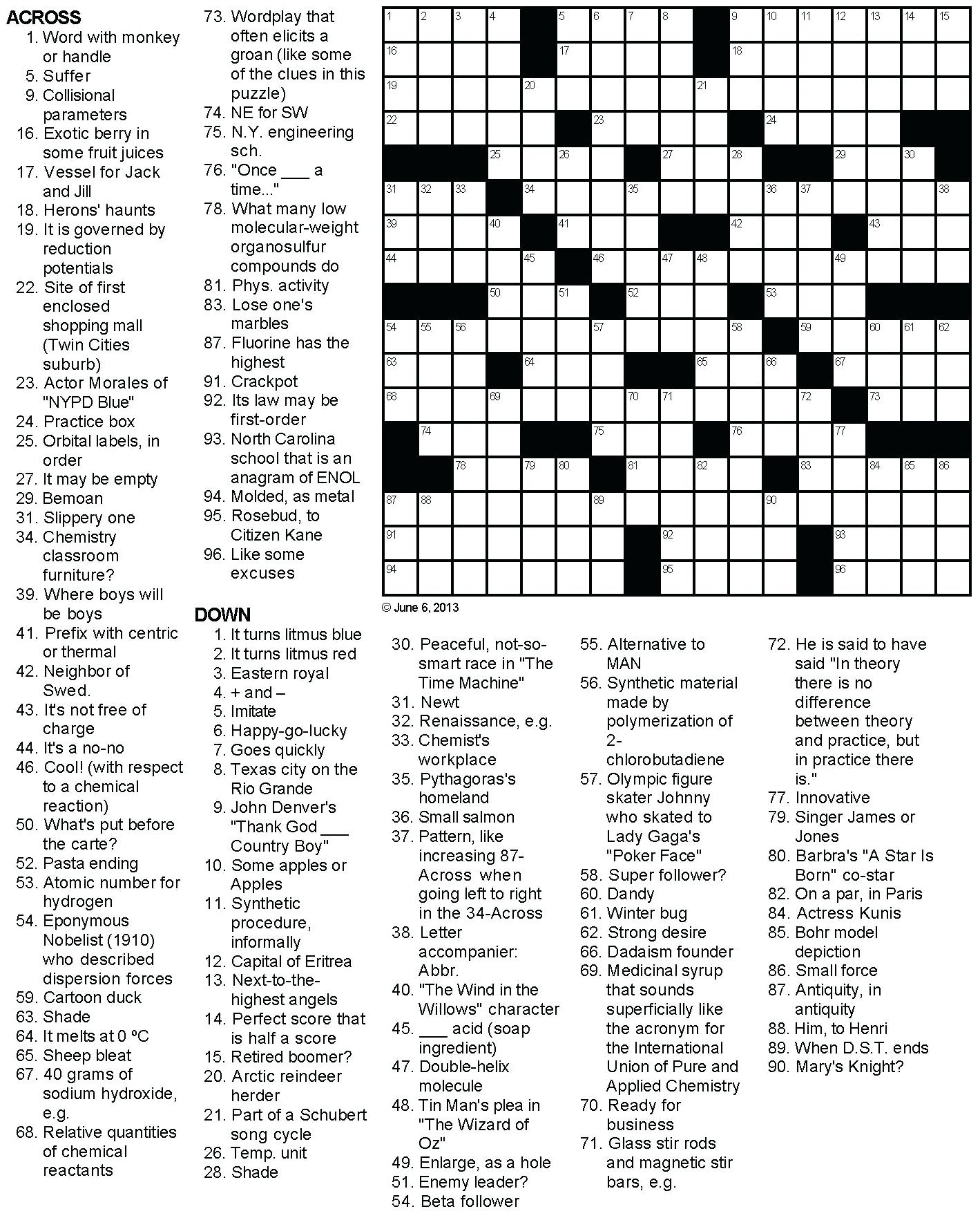 Crossword Puzzles For Middle Schoolers – Janiematson.club - High School Crossword Puzzles Printable
