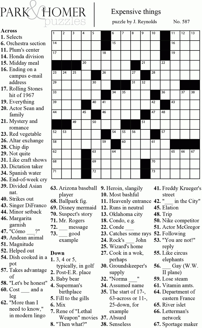 just a tad crossword