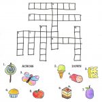 Crossword To Practice. Food | Storybook Activities | Hungry   Printable Crossword Puzzle For Kindergarten