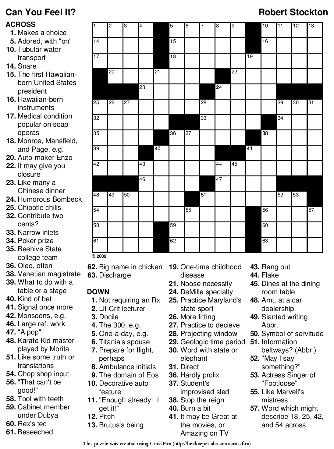Crosswords Crossword Puzzle To Print Canyoufeelit ~ Themarketonholly - Printable Crossword Puzzles For Adults Large Print