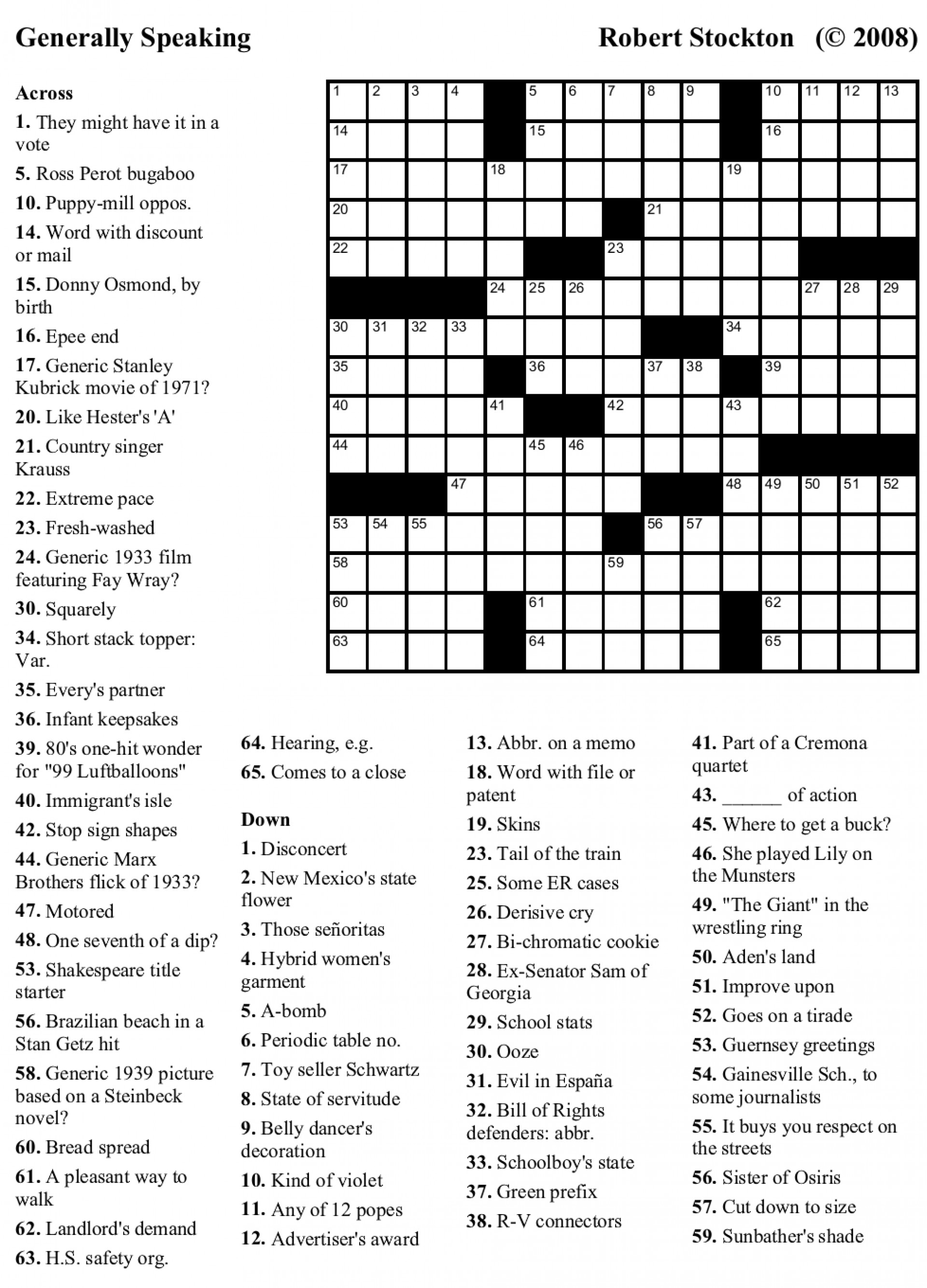 Crosswords Crossword Puzzles Printable Free Usa Today - Printable Crossword Puzzle Usa Today