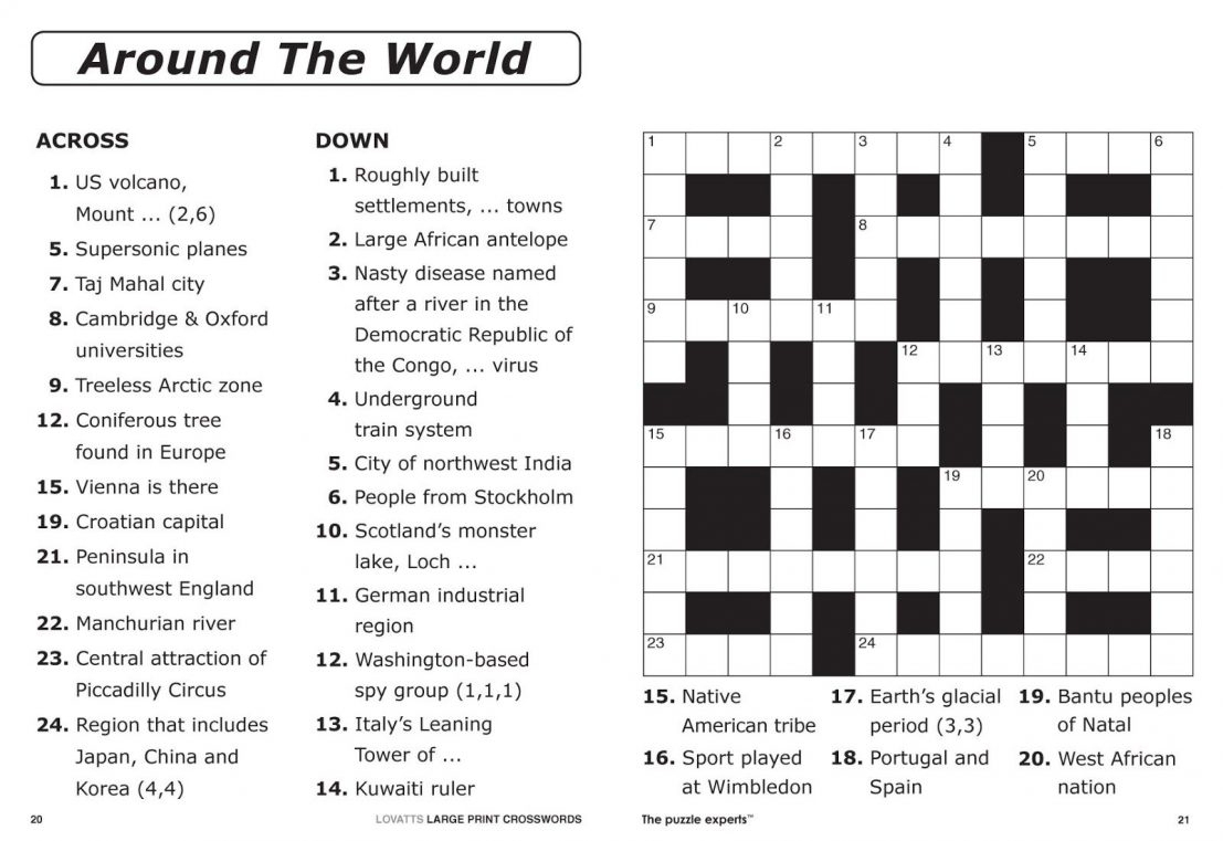 Print Puzzle Online Printable Crossword Puzzles