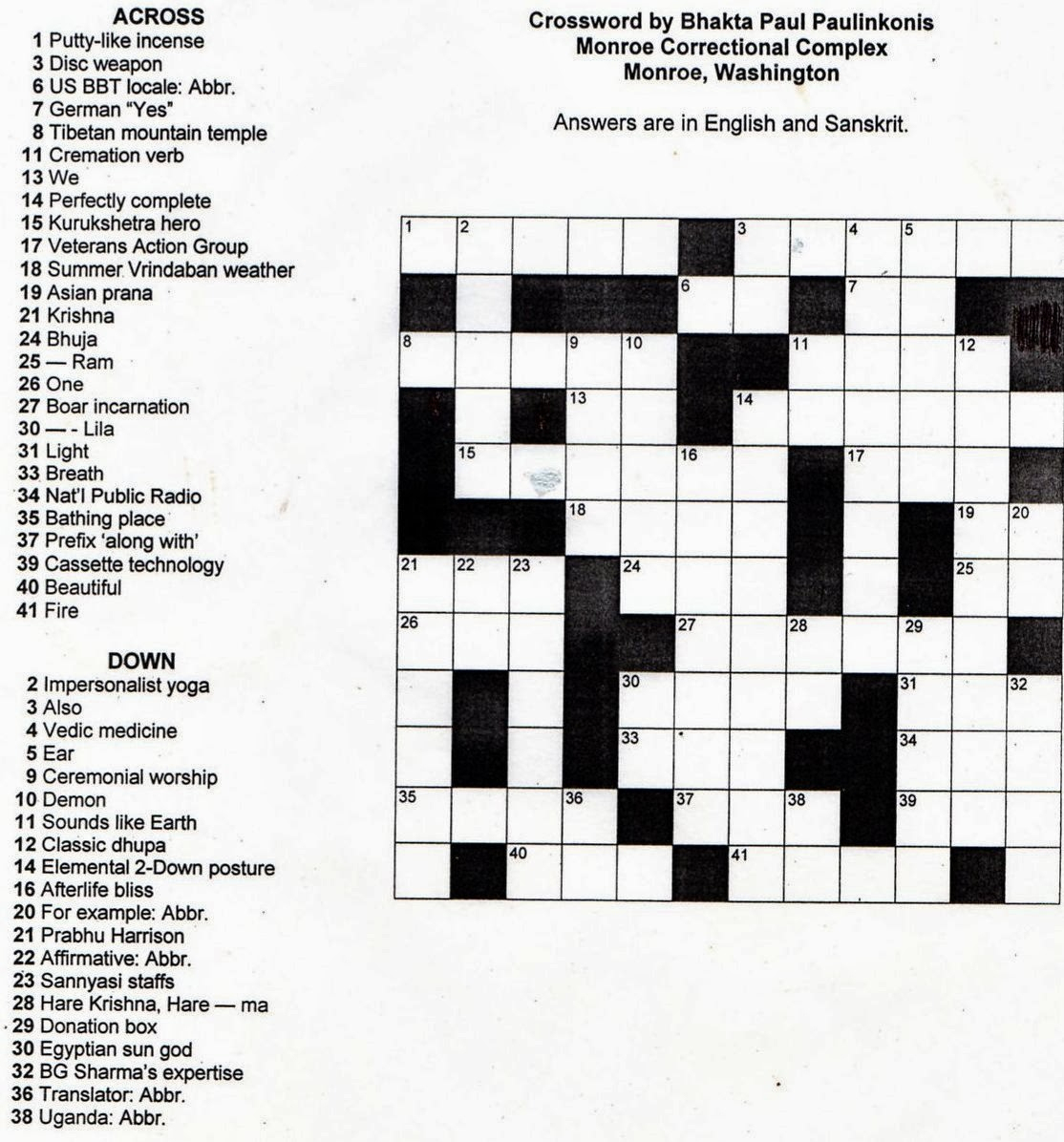Crosswords Printable Crossword Puzzles For Middle School Puzzle - Printable Crosswords For High School Students