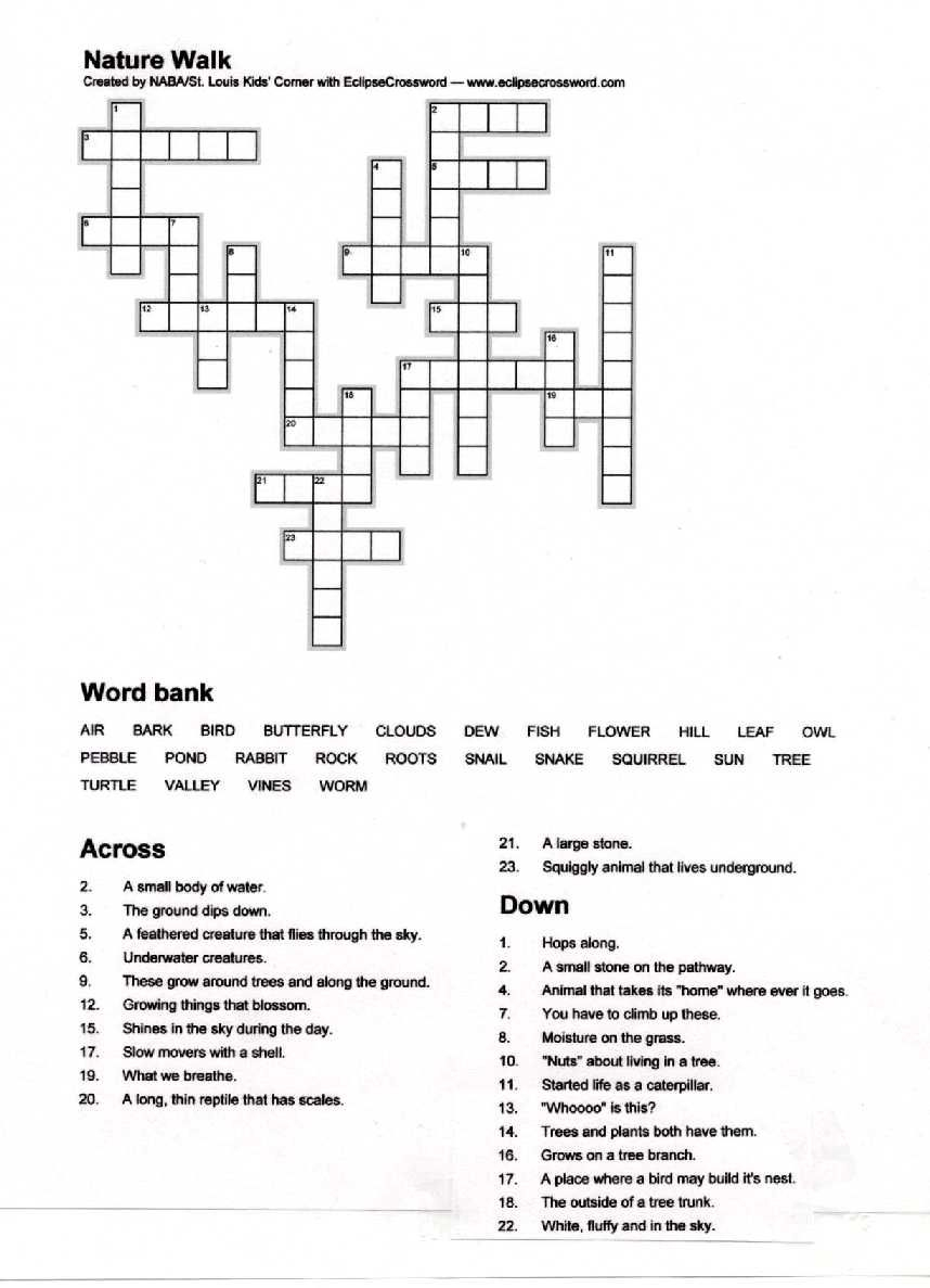 Crosswords Puzzles For Kids | Ideas For The House | Six Letter Words - Sun Crossword Printable Version