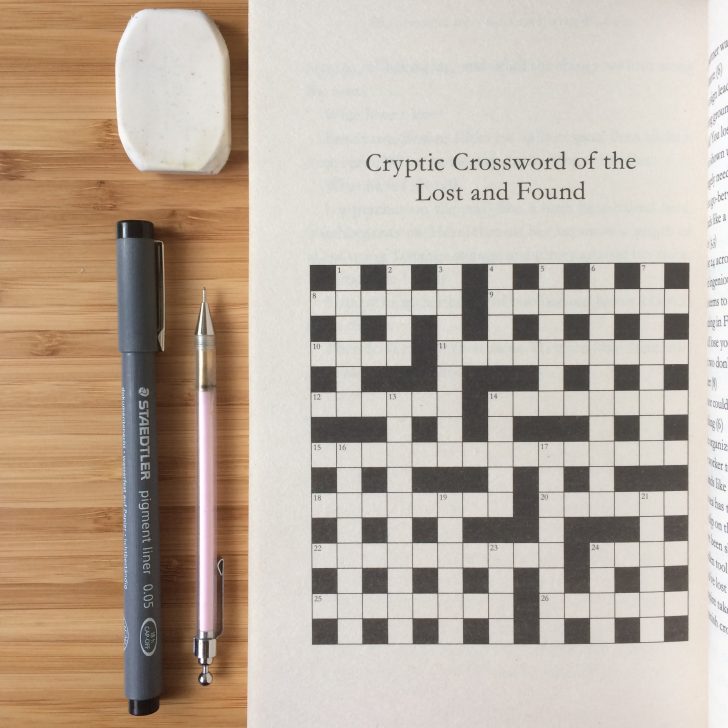 Cryptic Crossword Of The Lost And Found Moïra Fowley Doyle